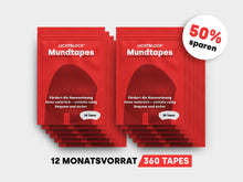 Load the image into the gallery viewer, Lichtblock® Mouth tapes against snoring