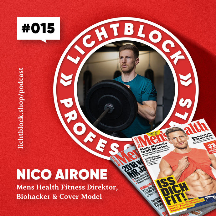 #015 Nico Airone - Mens Health Fitness Director, Biohacker & Cover Model - Valuable Tips from a Pro.