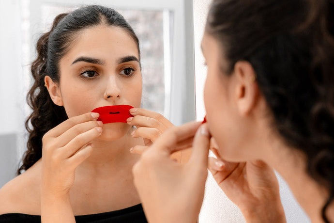 Taping your mouth shut while sleeping