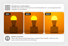 Lade das Bild in den Galerie-Viewer, LED E27 - Speziallampe Kerzenlicht 1500K
