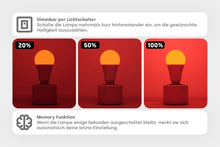 Carica l&#39;immagine nel visualizzatore della galleria, LED E27 - Lampada speciale a luce rossa 630 nm
