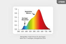 Lade das Bild in den Galerie-Viewer, LED E27 - 2 in 1 Arbeitslicht 4000K &amp; Warmweiß 2700K Vollspektrum
