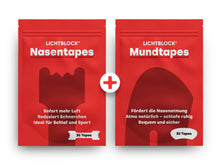 Lade das Bild in den Galerie-Viewer, Lichtblock® Nasentapes + Mundtapes Bundle
