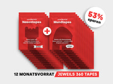 Lade das Bild in den Galerie-Viewer, Lichtblock® Nasentapes + Mundtapes Bundle
