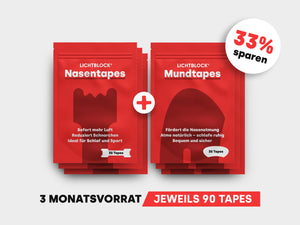 Lichtblock® Nasentapes + Mundtapes Bundle